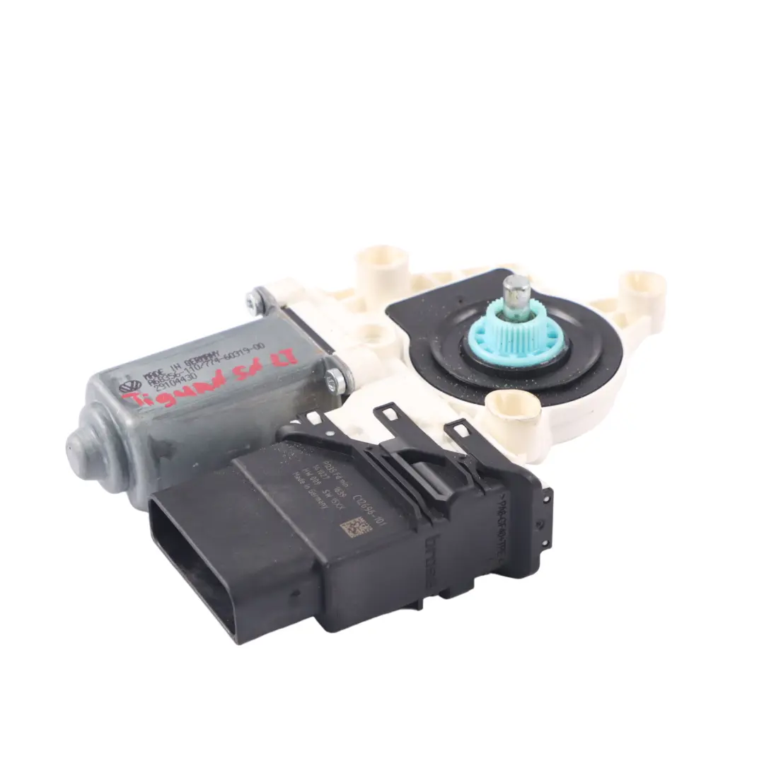 Window Lifter Regulator Motor Rear Left N/S to Volkswagen Tiguan 5N with Part number 5N0959703F Volkswagen Tiguan 5N Window Lifter Regulator Motor Rear Left N/S - SKU 5N0959703F - Part number 5N0959703F