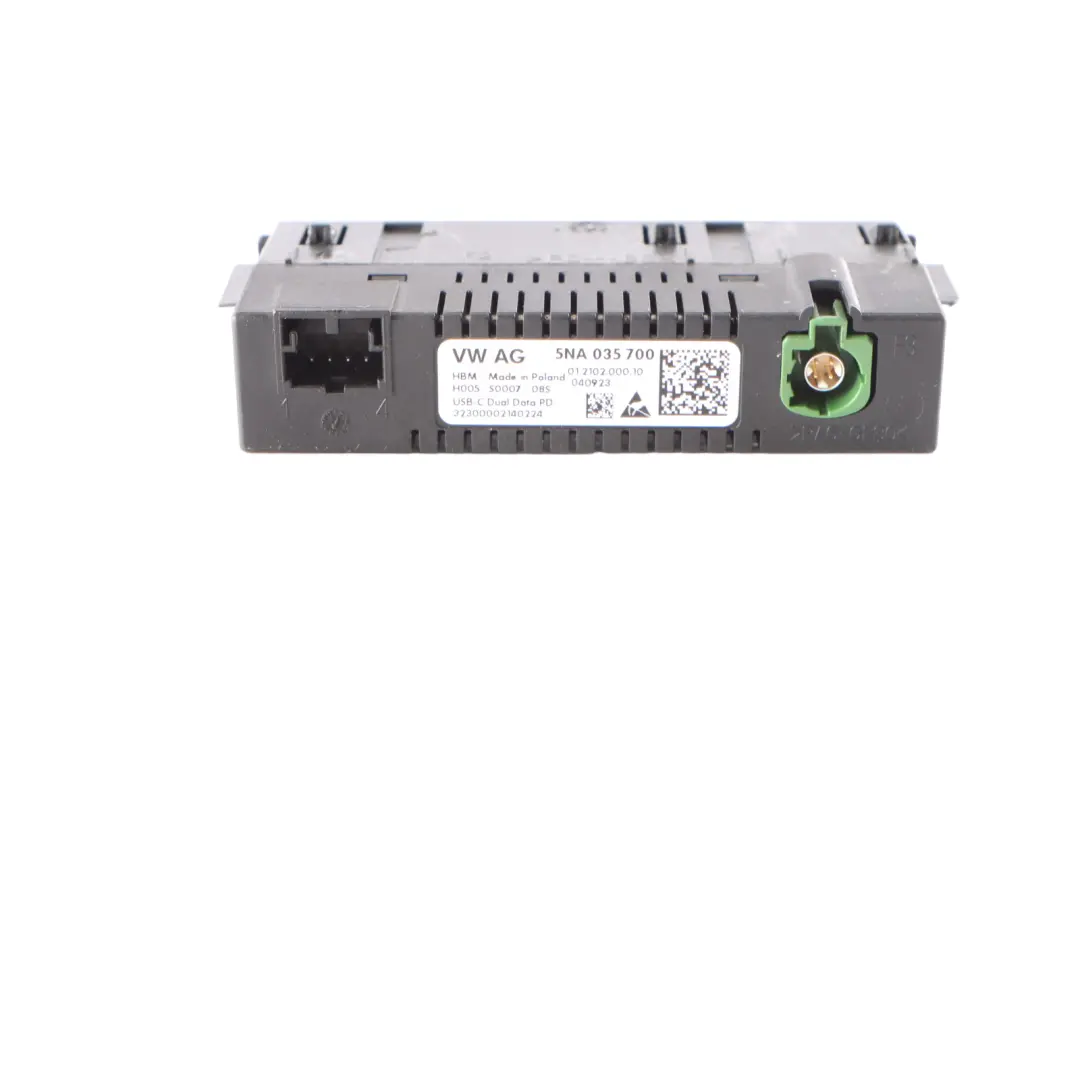 Volkswagen Golf 8 CD1 USB Port Type C Panel Socket Centre Console - SKU 5NA035700 - Part number 5NA035700