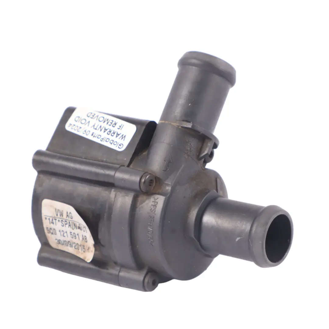 Audi Q3 8U Bomba de agua auxiliar Válvula de la unidad eléctrica - SKU 5Q0121591AB - Número de pieza 5Q0121591AB