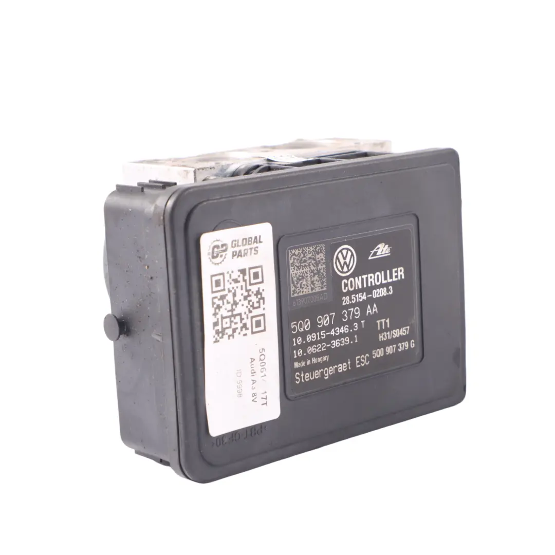 Modulatore Pompa ABS Modulo Controllo Unità Idraulica per Audi A3 8V con numero di parte 5Q0614517T Audi A3 8V Modulatore Pompa ABS Modulo Controllo Unità Idraulica - SKU 5Q0614517T - Numero di parte 5Q0614517T