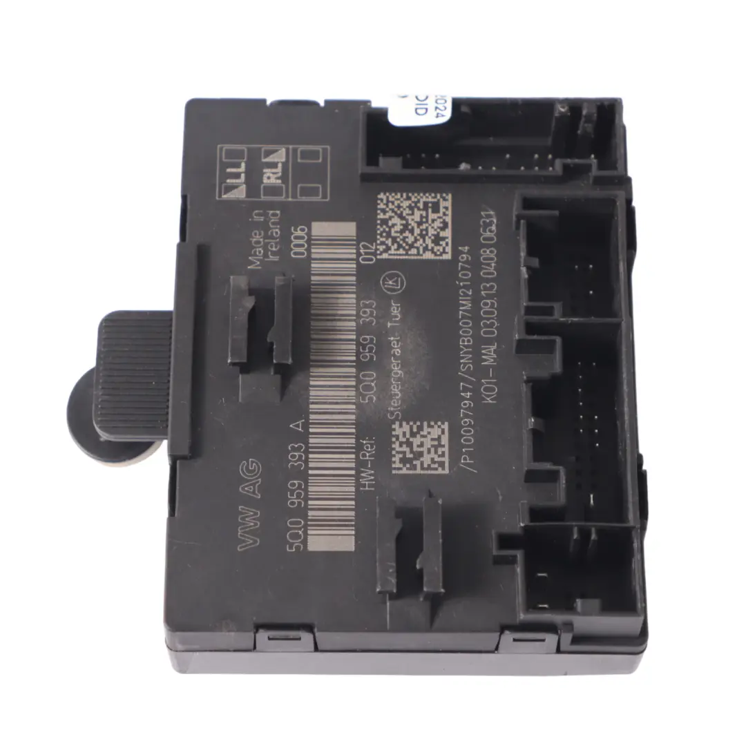 Audi A3 8V Unité contrôle Module verrouillage central des portes ECU - SKU 5Q0959393 - Numéro de pièce 5Q0959393