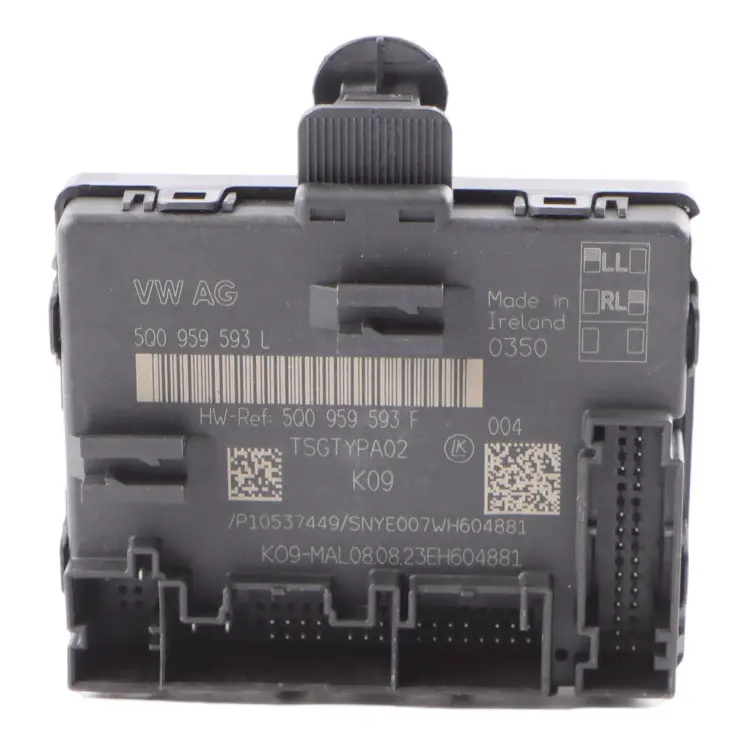 Mk8 Module De Porte Avant Droit ECU Unité De Contrôle pour Volkswagen Golf à propos du numéro de pièce 5Q0959593F Volkswagen Golf Mk8 Module De Porte Avant Droit ECU Unité De Contrôle - SKU 5Q0959593F - Numéro de pièce 5Q0959593F