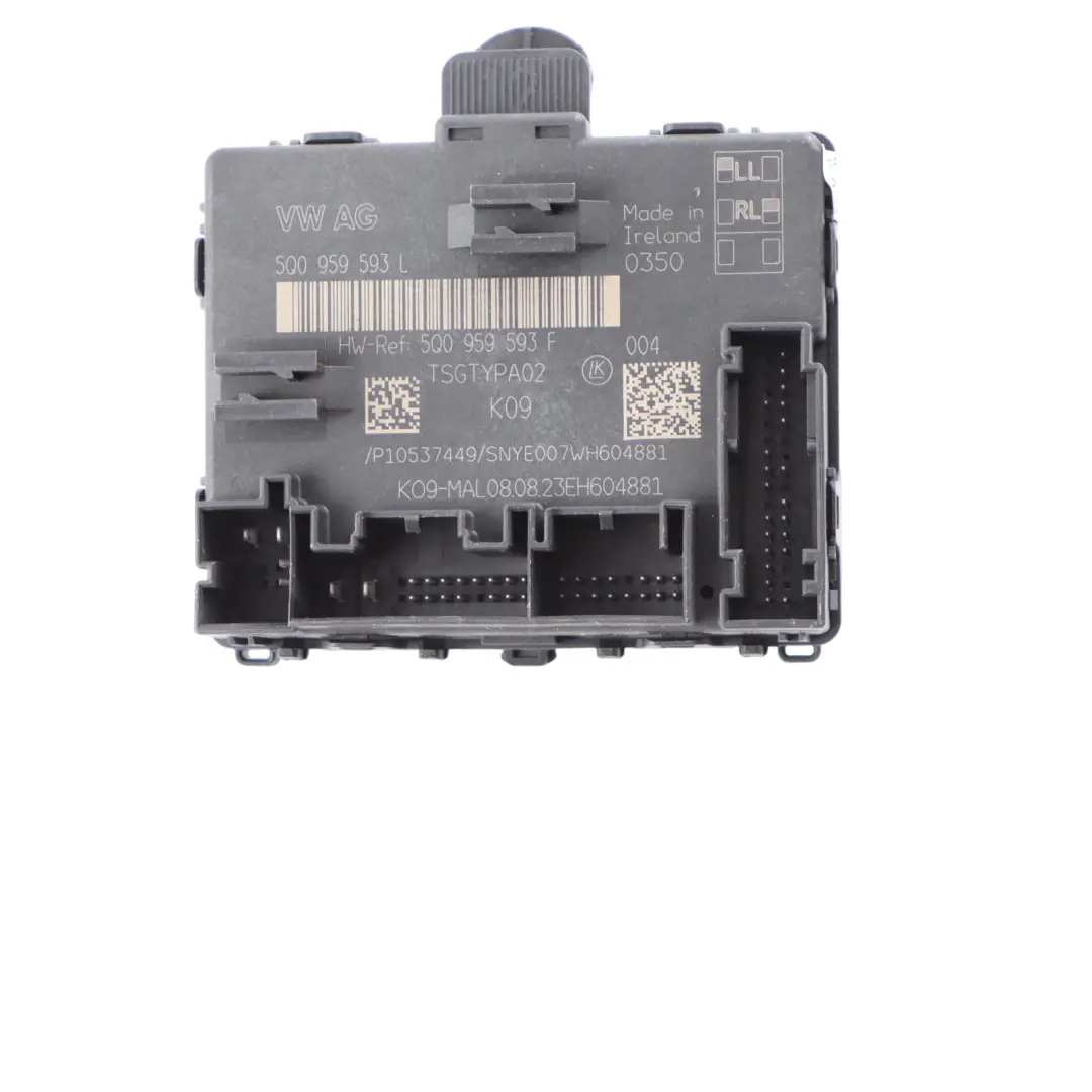 Volkswagen Golf Mk8 Modulo Porta Anteriore Destra Unità Controllo ECU - SKU 5Q0959593F - Numero di parte 5Q0959593F