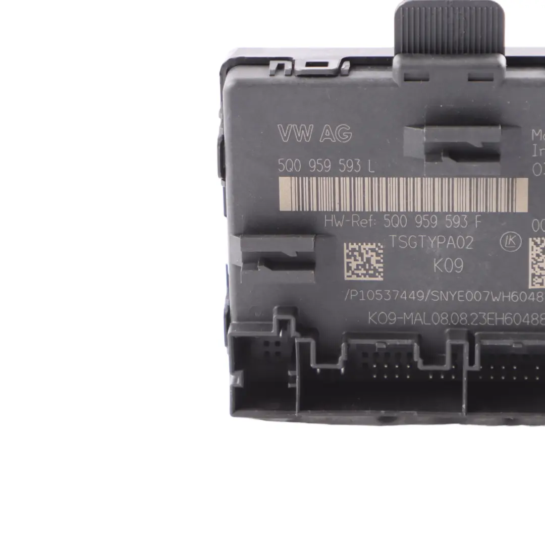 VW Volkswagen Golf Mk8 Moduł Drzwi Przedni Prawy ECU - SKU 5Q0959593F - Numer Części 5Q0959593F