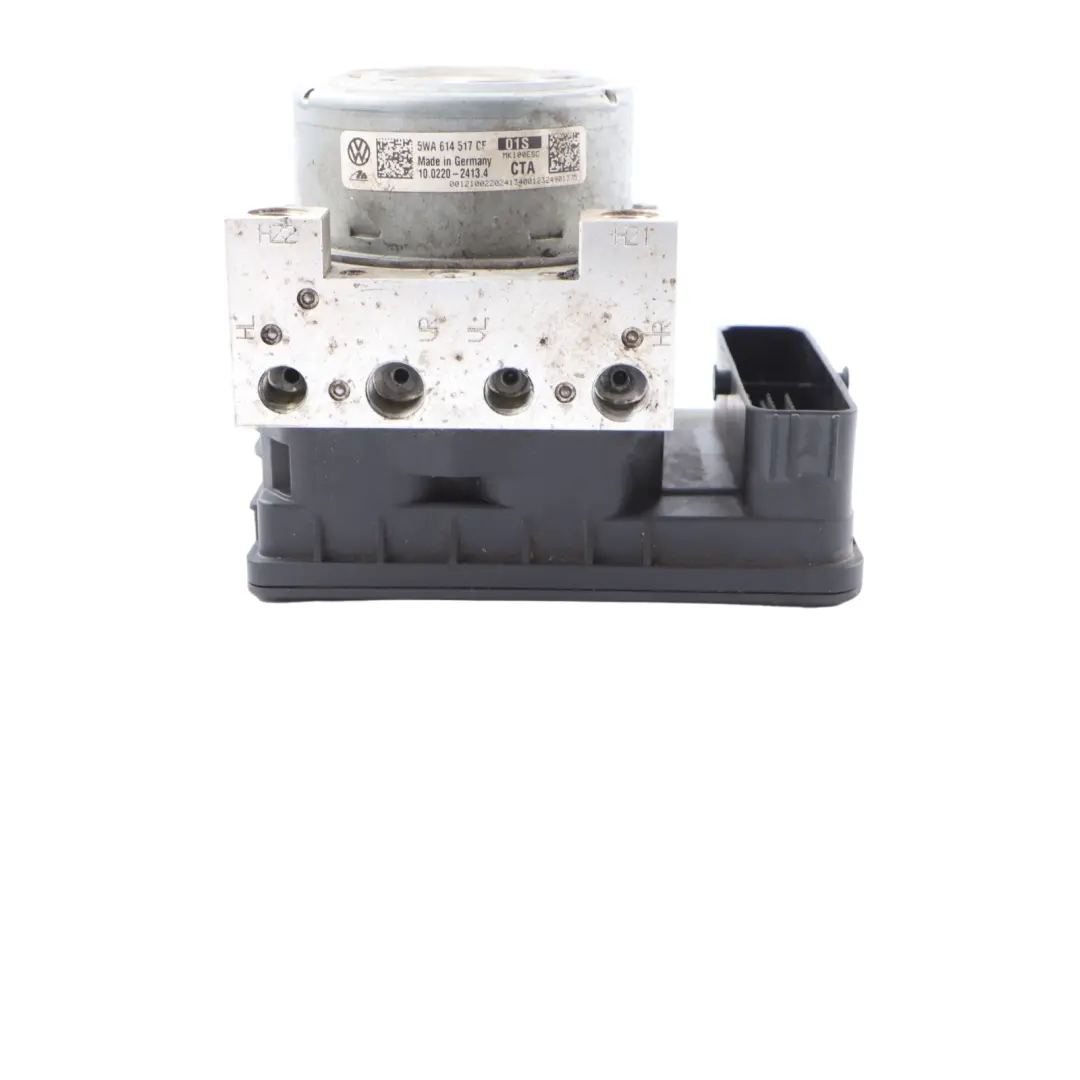 DLAA ABS Pump Modulator Hydraulic Unit to VW Volkswagen Golf 8 1.0 TSI with Part number 5WA614517CF VW Volkswagen Golf 8 1.0 TSI DLAA ABS Pump Modulator Hydraulic Unit - SKU 5WA614517CF - Part number 5WA614517CF