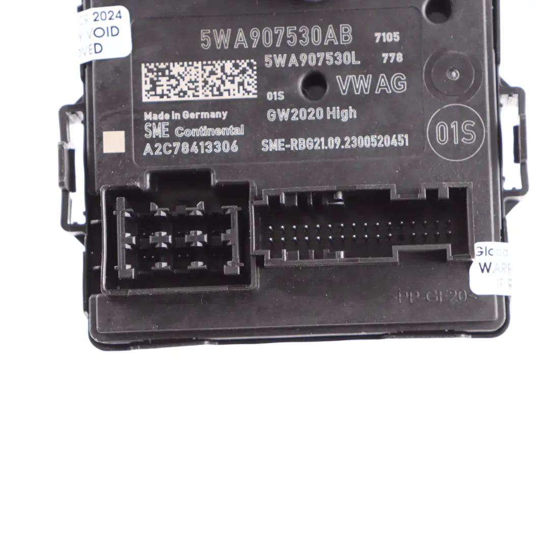 VW Volkswagen Golf Mk8 Gateway Control Unit Module ECU GW2020 High - SKU 5WA907530AB - Part number 5WA907530AB