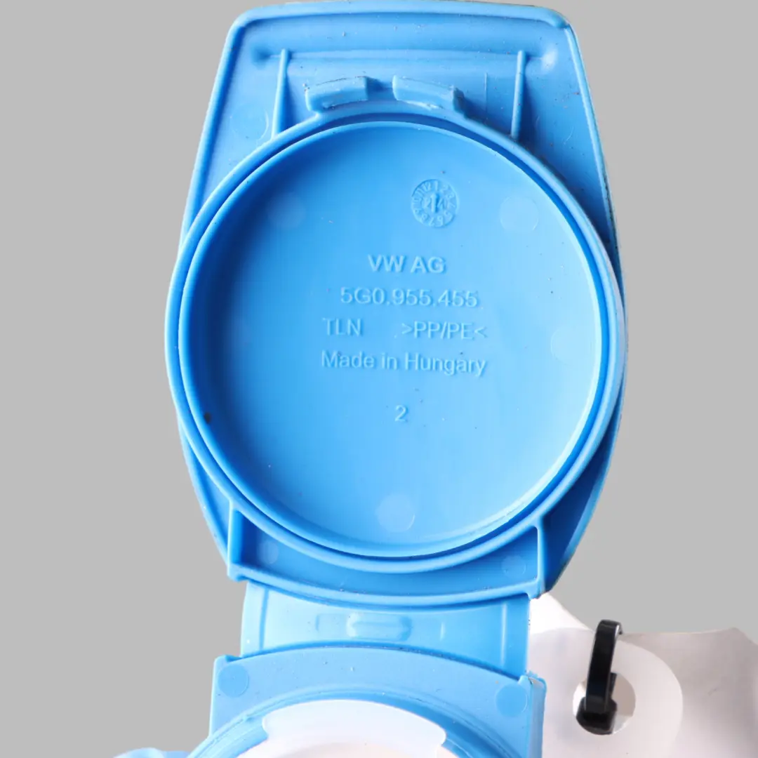 Windscreen Washer Fluid Bottle Tank Strainer Cap Trim Cover to VW Golf 8 with Part number 5WA955453A VW Golf 8 Windscreen Washer Fluid Bottle Tank Strainer Cap Trim Cover - SKU 5WA955453A - Part number 5WA955453A