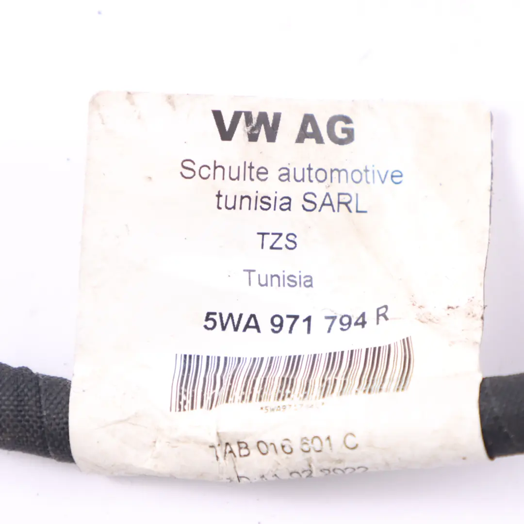 VW Golf 8 1.5 eTSI HV Batterie Pluspol Kabelbaum Verkabelung - SKU 5WA971794R - Teilenummer 5WA971794R