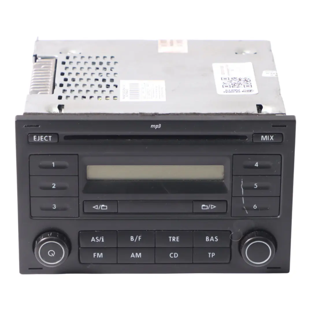 Stereo Radio CD Spieler MP3 Steuergerät für Volkswagen Fox 5Z mit Teilenummer 5Z0035152E Volkswagen Fox 5Z Stereo Radio CD Spieler MP3 Steuergerät - SKU 5Z0035152E - Teilenummer 5Z0035152E
