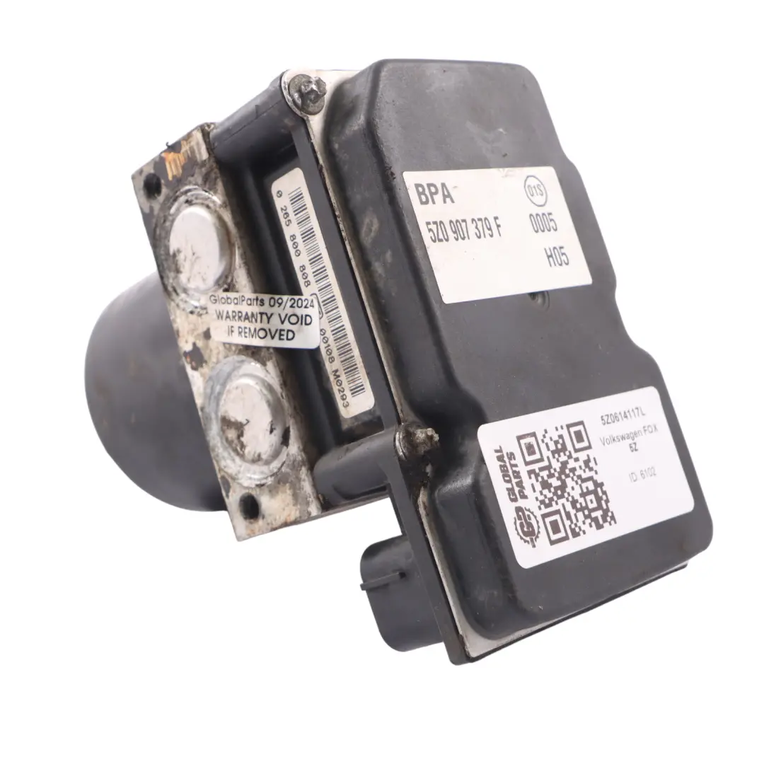 Volkswagen VW Fox 5Z ABS Hydro Brake Pump Control Module Unit - SKU 5Z0614117L - Part number 5Z0614117L