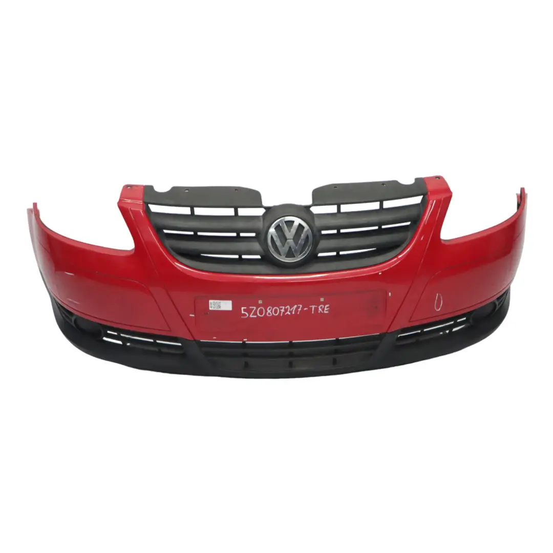Volkswagen VW Fox Front Bumper Trim Panel Cover Tornado Red - Y3D - SKU 5Z0807217F-TRE - Part number 5Z0807217F
