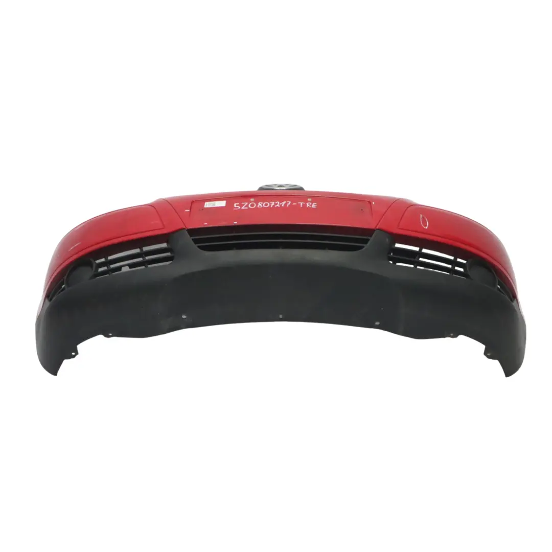Volkswagen VW Fox Front Bumper Trim Panel Cover Tornado Red - Y3D - SKU 5Z0807217F-TRE - Part number 5Z0807217F