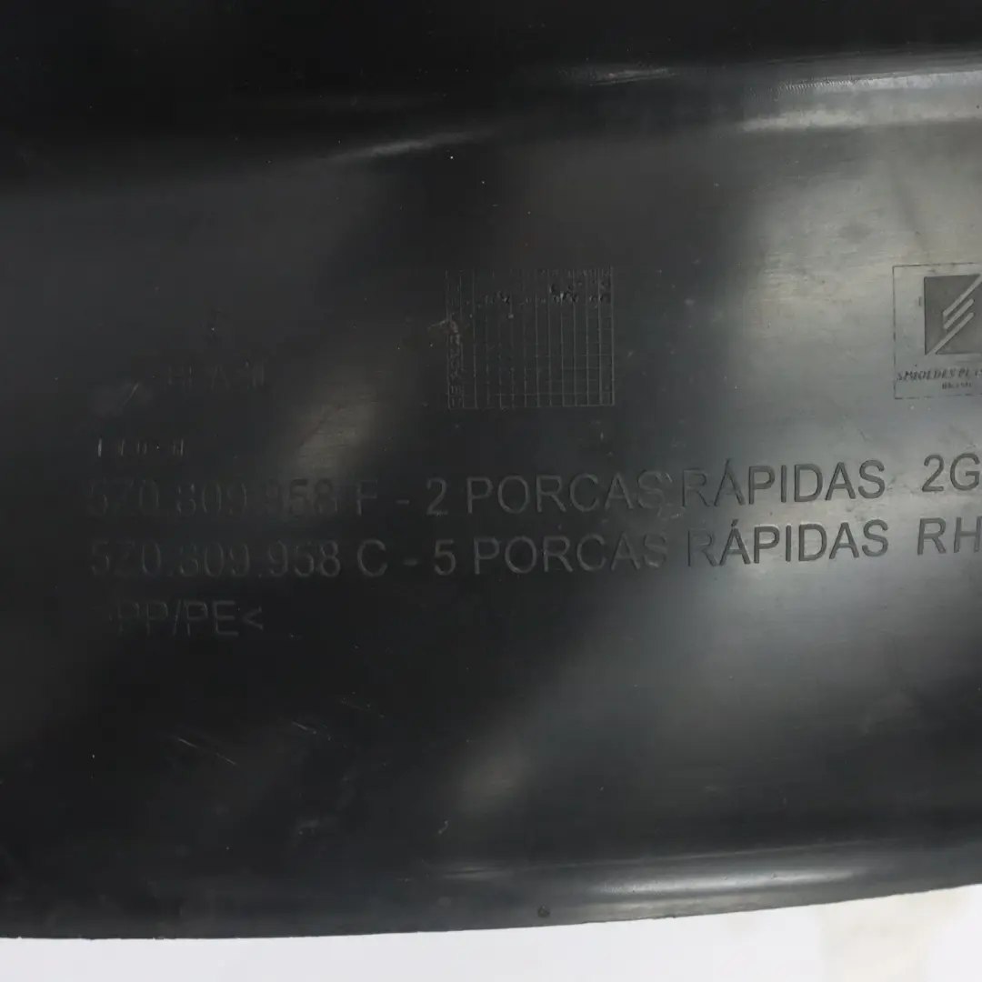 Nadkole Osłona Obudowa Prawy Przód 5Z0809957G Volkswagen VW Fox 5Z - SKU 5Z0809958C - Numer Części 5Z0809958C