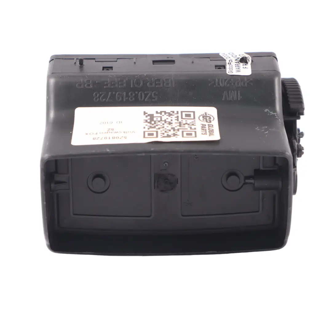 Volkswagen Fox 5Z Bouche d'Aération Tableau Bord Buse Centrale - SKU 5Z0819728 - Numéro de pièce 5Z0819728