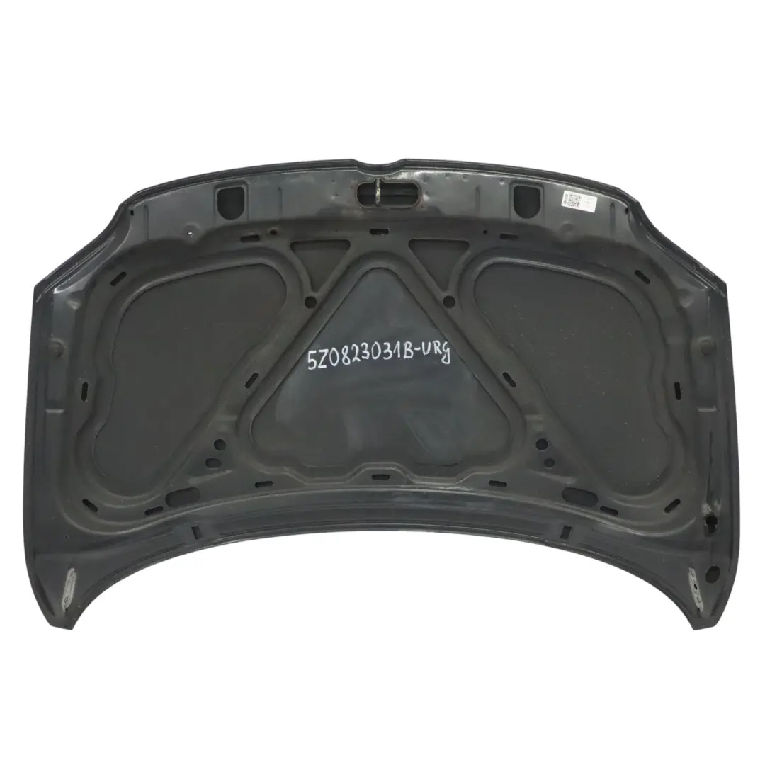 VW Volkswagen Fox 5Z Maska Pokrywa Silnika Urano Grey Szara - I7F - SKU 5Z0823031B-URG - Numer Części 5Z0823031B