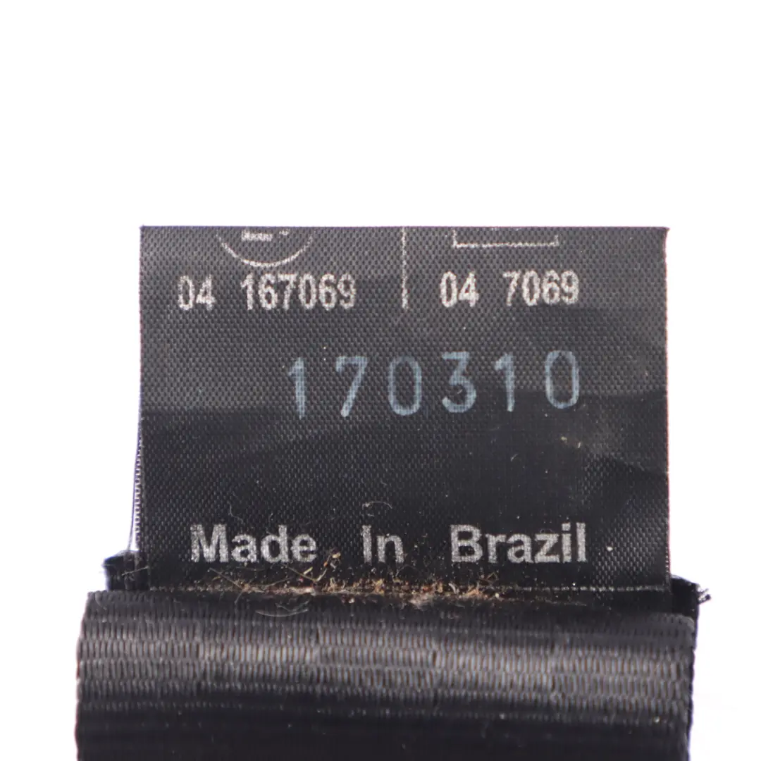 VW Volkswagen Fox 5Z Seatbelt Front Left N/S Seat Belt Black - SKU RHD-5Z0857705B - Part number 5Z0857705B