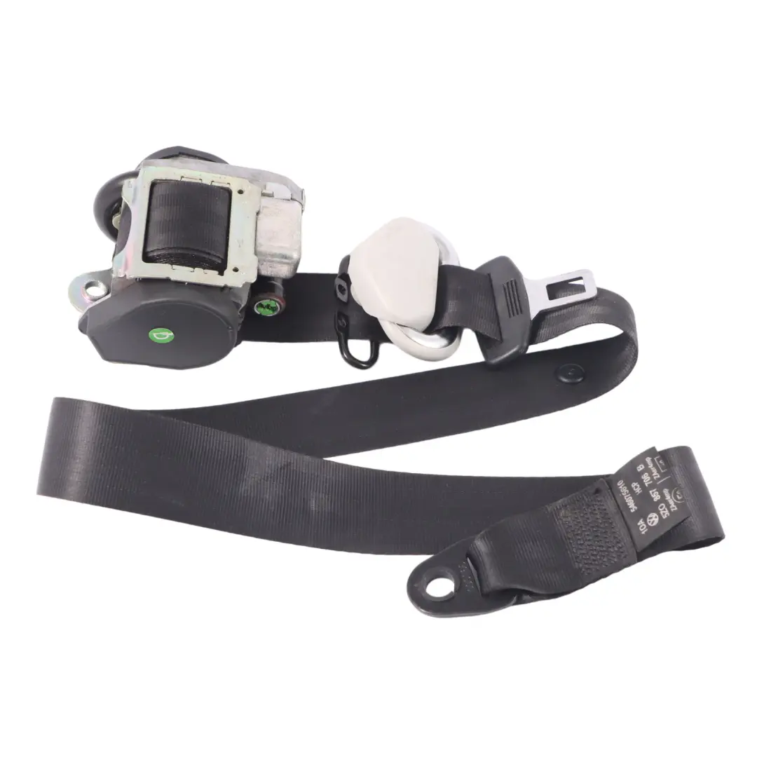 Seatbelt Front Right O/S Seat Belt Black to VW Volkswagen Fox 5Z with Part number 5Z0857706B VW Volkswagen Fox 5Z Seatbelt Front Right O/S Seat Belt Black - SKU RHD-5Z0857706B - Part number 5Z0857706B
