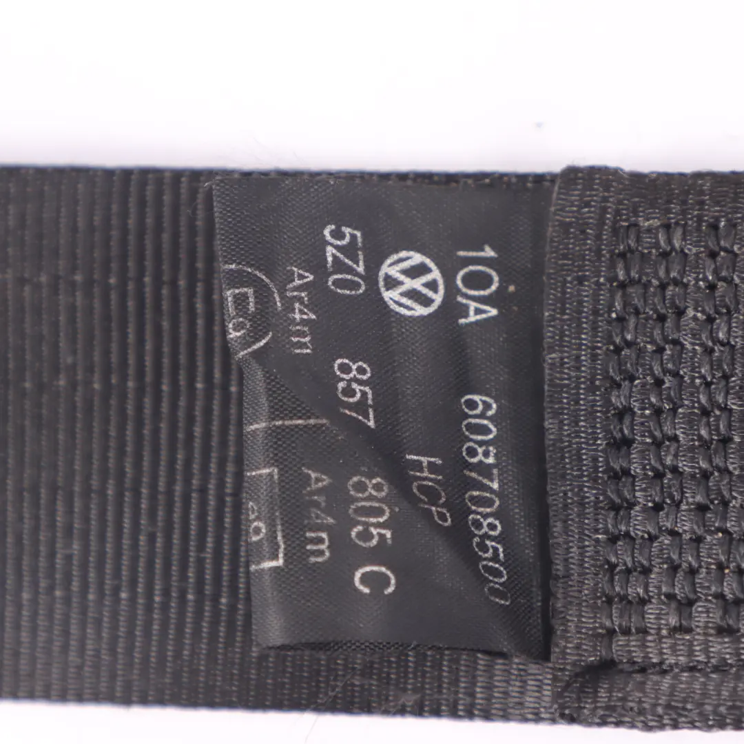 Volkswagen VW Fox 5Z Sicherheitsgurt Hinten Links Schwarz - SKU 5Z0857805C - Teilenummer 5Z0857805C