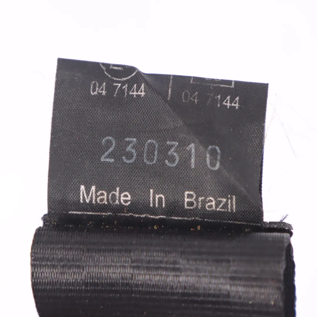 Volkswagen VW Fox 5Z Cintura di Sicurezza Posteriore Sinistra Nero - SKU 5Z0857805C - Numero di parte 5Z0857805C