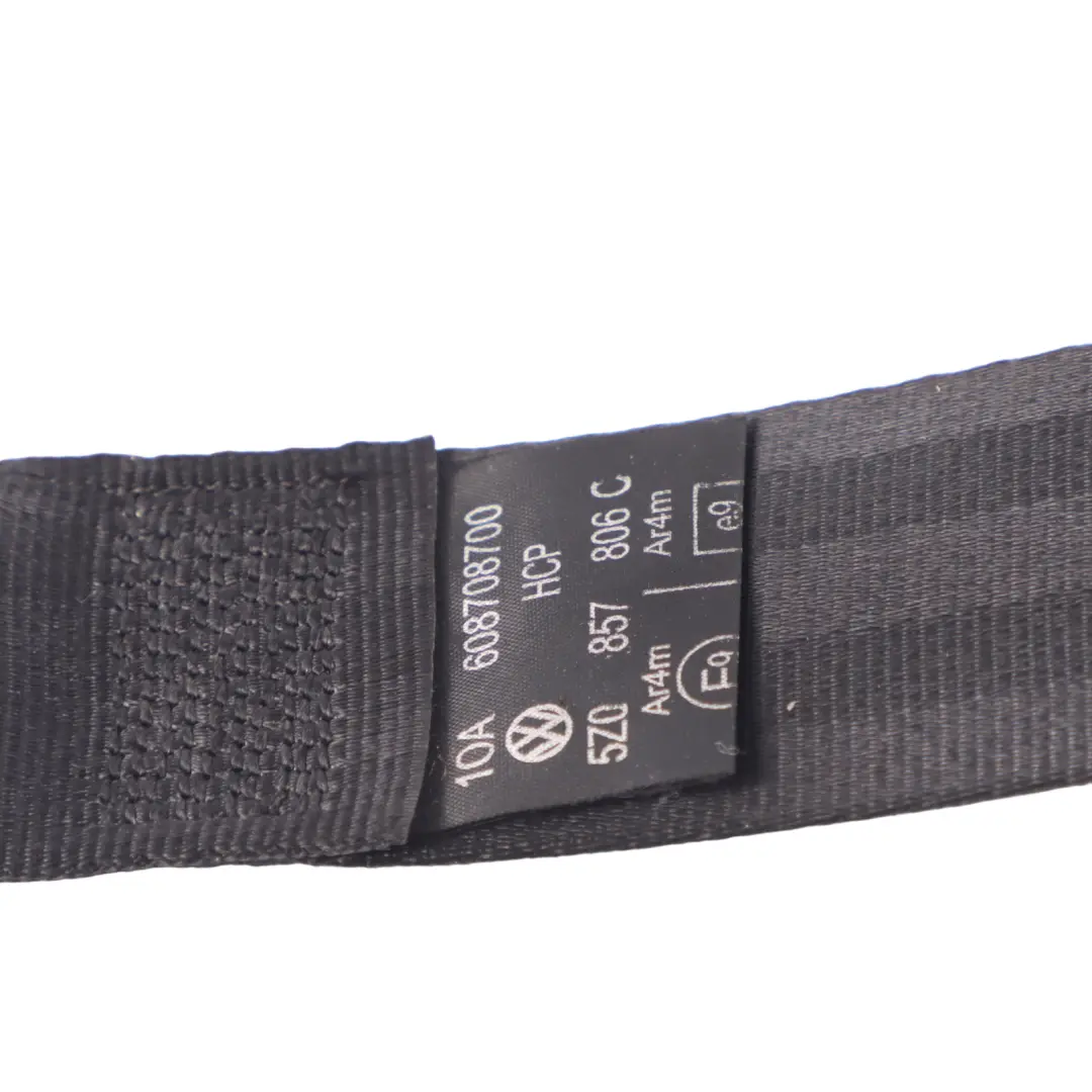 Volkswagen VW Fox 5Z Sicherheitsgurt Hinten Rechts Schwarz - SKU 5Z0857806C - Teilenummer 5Z0857806C
