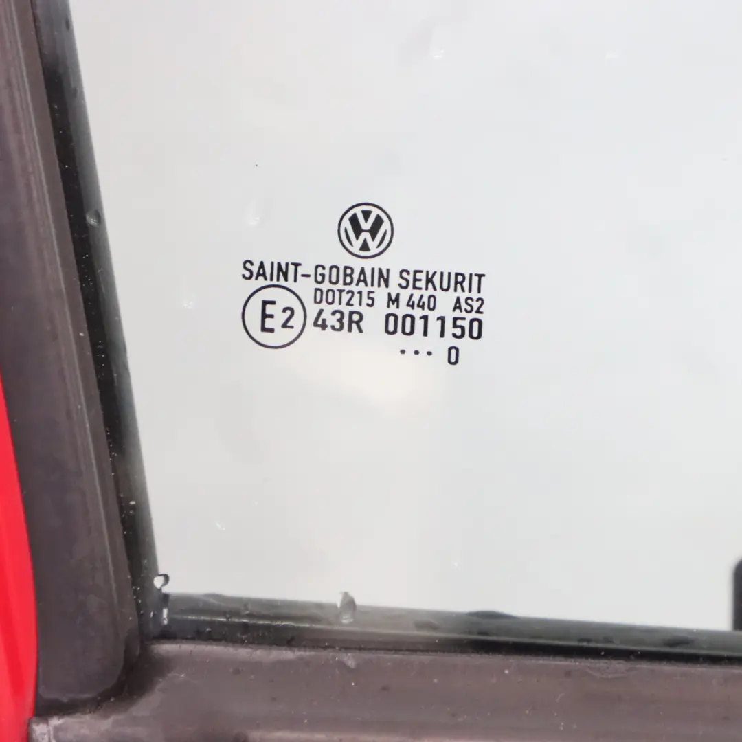 Volkswagen VW Fox 5Z Door Front Right Tornado Red - Y3D - SKU 5Z3831056K-TRE - Part number 5Z3831056K