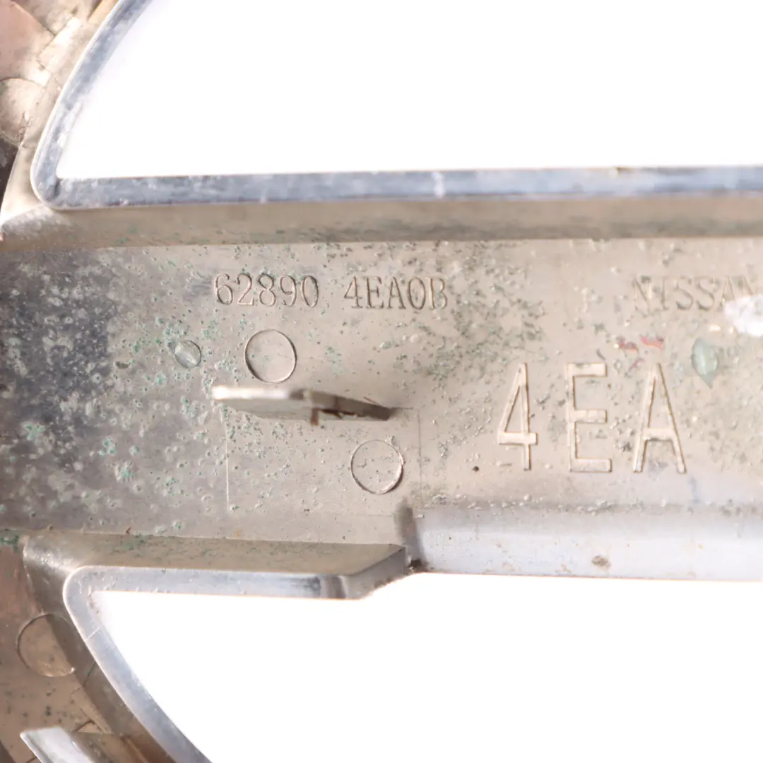 Front Grille Badge Emblem NISSAN Lettering Trim to Nissan with Part number 62890 4EAOB Nissan Front Grille Badge Emblem NISSAN Lettering Trim - SKU 62890 4EAOB - Part number 62890 4EAOB