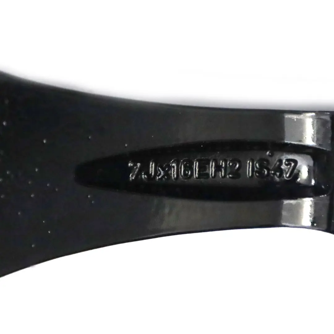 Schwarz Leicht Metall Felge 16" Sternspeiche 104 ET:47 7J für BMW Z4 E85 mit Teilenummer 6758189 BMW Z4 E85 Schwarz Leicht Metall Felge 16" Sternspeiche 104 ET:47 7J - SKU 6758189-5 - Teilenummer 6758189