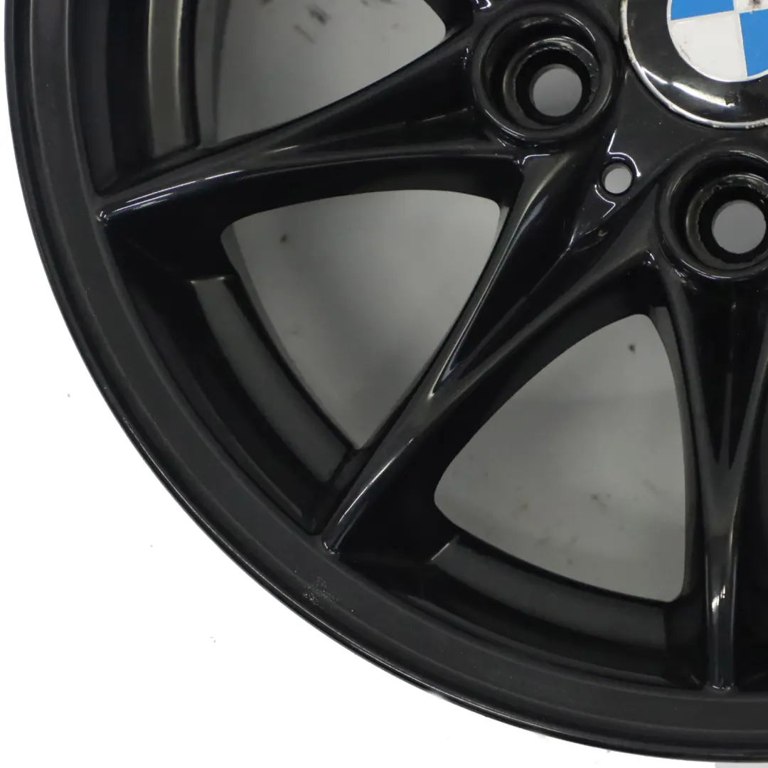 BMW Z4 E85 Cerchio Lega Nero 16" Raggi Stellari 104 ET:47 7J - SKU 6758189-5 - Numero di parte 6758189