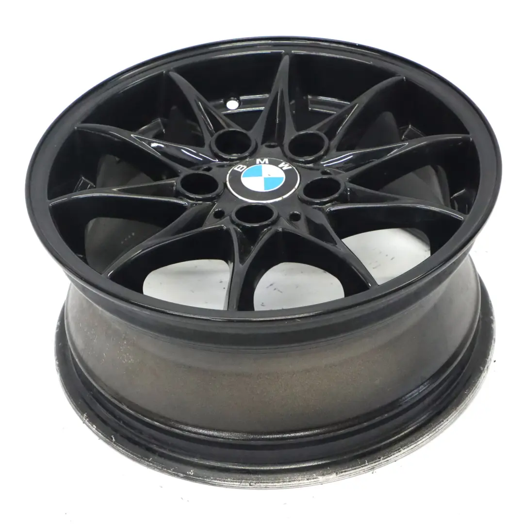 BMW Z4 E85 Cerchio Lega Nero 16" Raggi Stellari 104 ET:47 7J - SKU 6758189-5 - Numero di parte 6758189