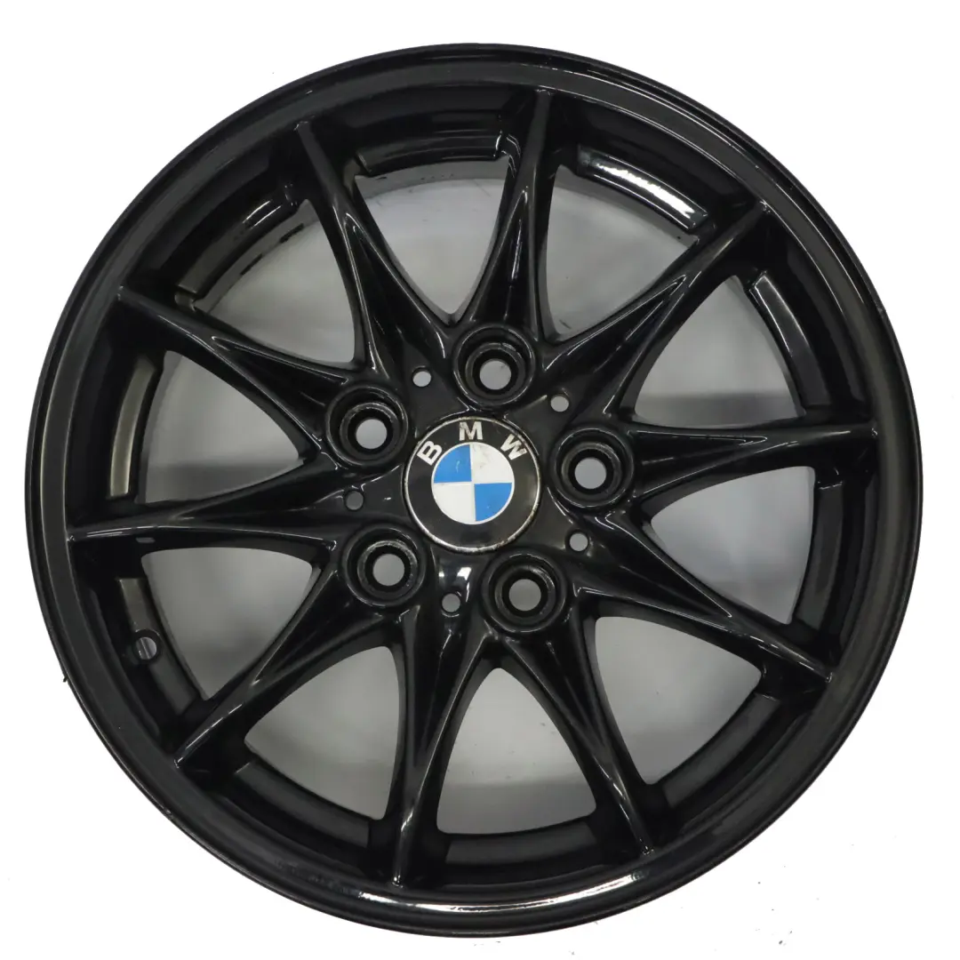 BMW Z4 E85 llanta de aleación negro 16" Estrella Spoke 104 ET:47 7J - SKU 6758189-6 - Número de pieza 6758189