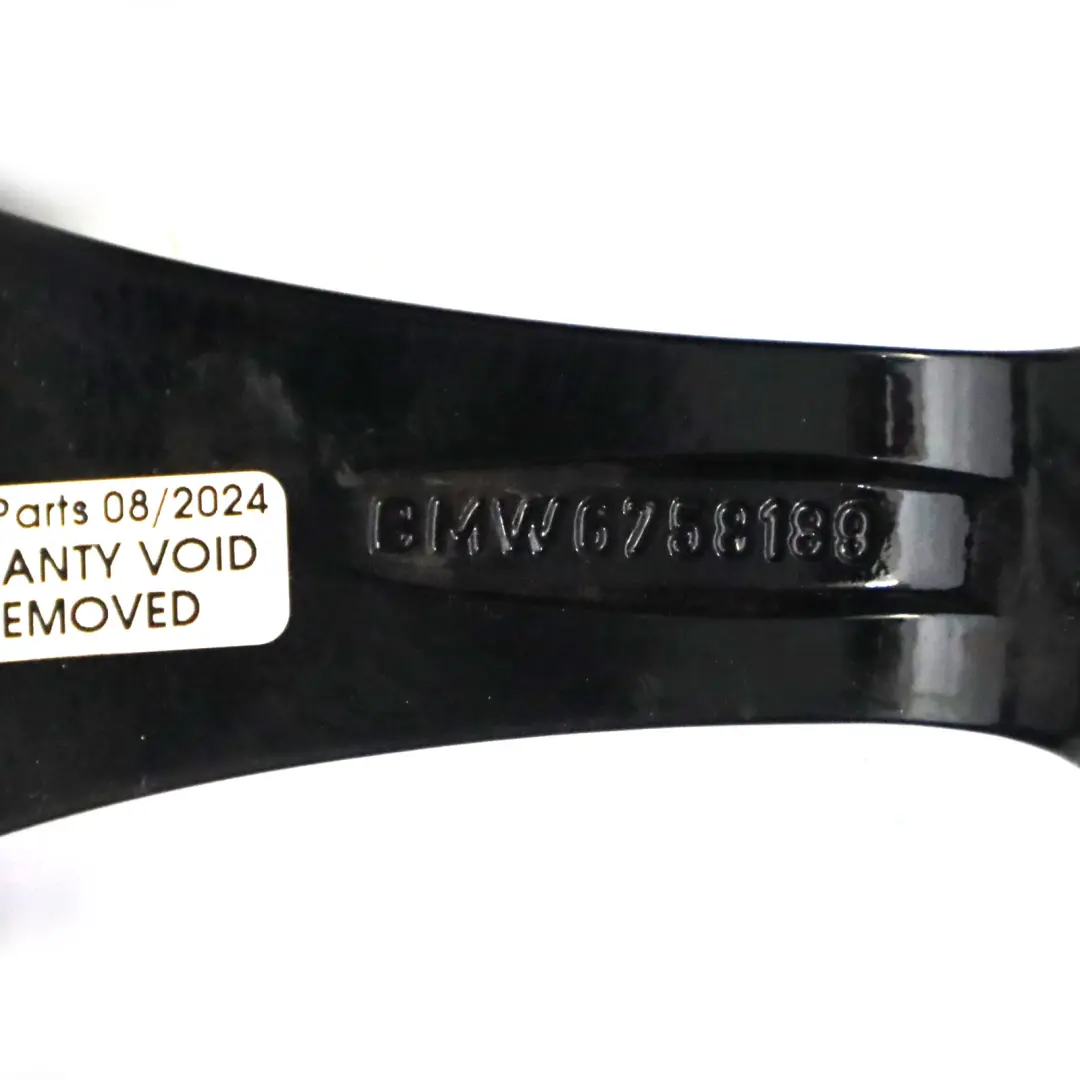 Cerchio in lega nero 16" a raggi stellari 104 ET:47 7J per BMW Z4 E85 con numero di parte 6758189 BMW Z4 E85 Cerchio in lega nero 16" a raggi stellari 104 ET:47 7J - SKU 6758189-6 - Numero di parte 6758189
