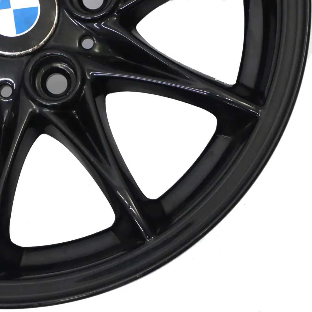llanta de aleación negro 16" Estrella Spoke 104 ET:47 7J para BMW Z4 E85 con número de pieza 6758189 BMW Z4 E85 llanta de aleación negro 16" Estrella Spoke 104 ET:47 7J - SKU 6758189-6 - Número de pieza 6758189