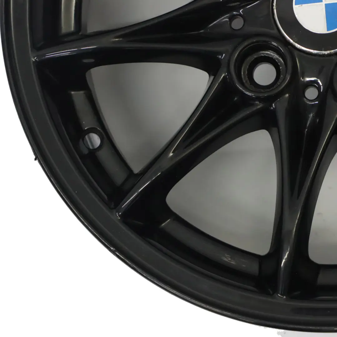 BMW Z4 E85 Cerchio in lega nero 16" a raggi stellari 104 ET:47 7J - SKU 6758189-6 - Numero di parte 6758189