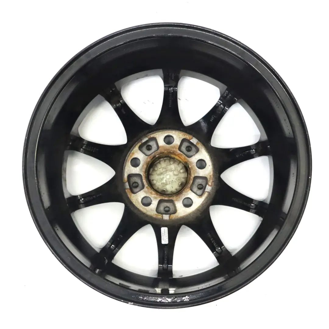 Schwarz Leicht Metall Felge 16" Sternspeiche 104 ET:47 7J für BMW Z4 E85 mit Teilenummer 6758189 BMW Z4 E85 Schwarz Leicht Metall Felge 16" Sternspeiche 104 ET:47 7J - SKU 6758189-6 - Teilenummer 6758189