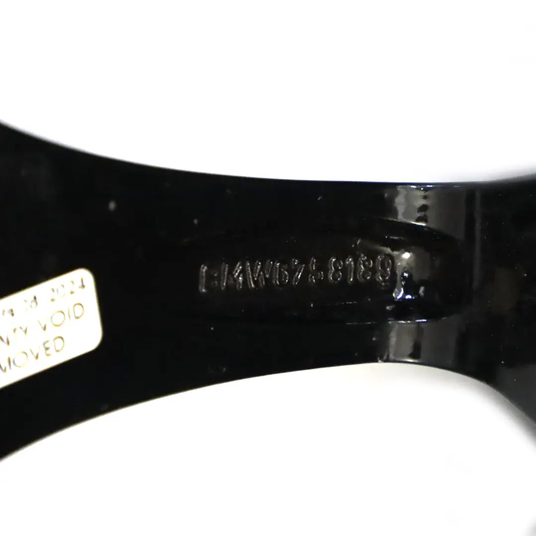 Alloy Wheel Rim 16" Star Spoke 104 ET:47 7J to BMW Z4 E85 Black with Part number 6758189 BMW Z4 E85 Black Alloy Wheel Rim 16" Star Spoke 104 ET:47 7J - SKU 6758189-7 - Part number 6758189