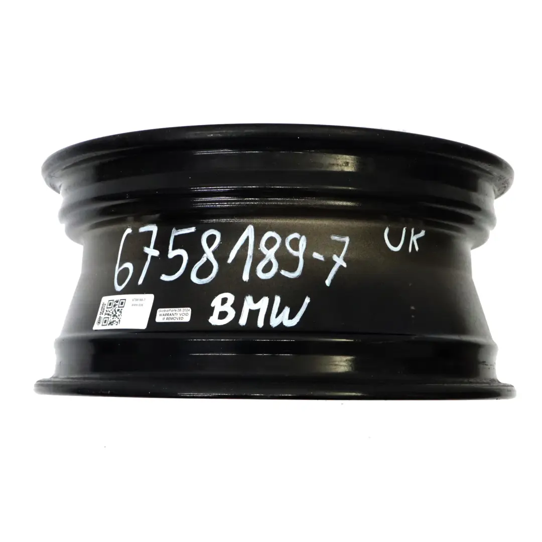 Alloy Wheel Rim 16" Star Spoke 104 ET:47 7J BMW Z4 E85 Black - SKU 6758189-7 - Part number 6758189