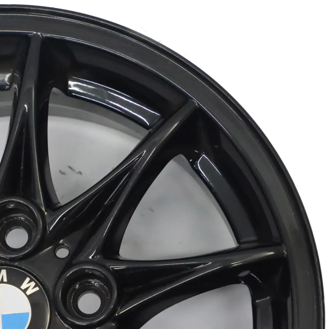 Alloy Wheel Rim 16" Star Spoke 104 ET:47 7J to BMW Z4 E85 Black with Part number 6758189 BMW Z4 E85 Black Alloy Wheel Rim 16" Star Spoke 104 ET:47 7J - SKU 6758189-7 - Part number 6758189