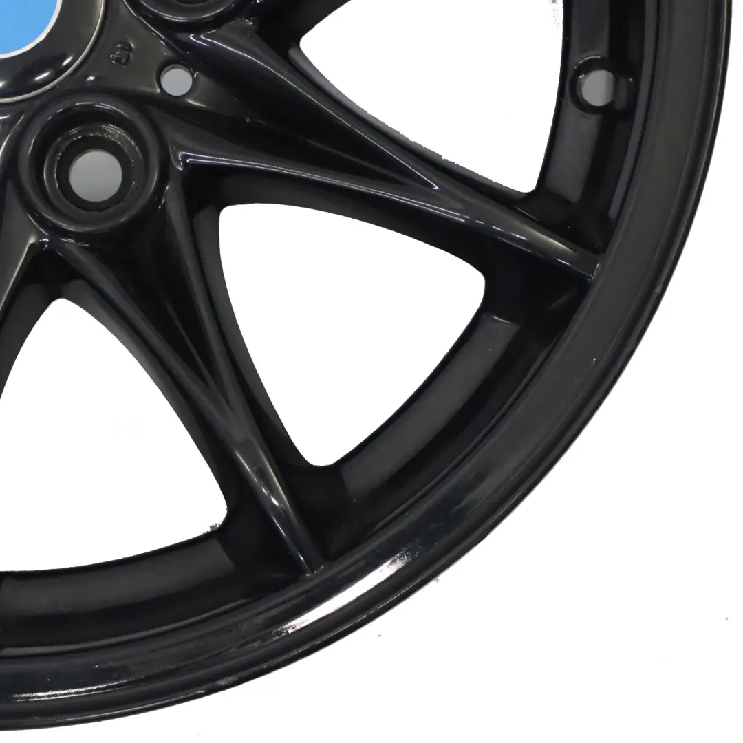 Alloy Wheel Rim 16" Star Spoke 104 ET:47 7J to BMW Z4 E85 Black with Part number 6758189 BMW Z4 E85 Black Alloy Wheel Rim 16" Star Spoke 104 ET:47 7J - SKU 6758189-7 - Part number 6758189