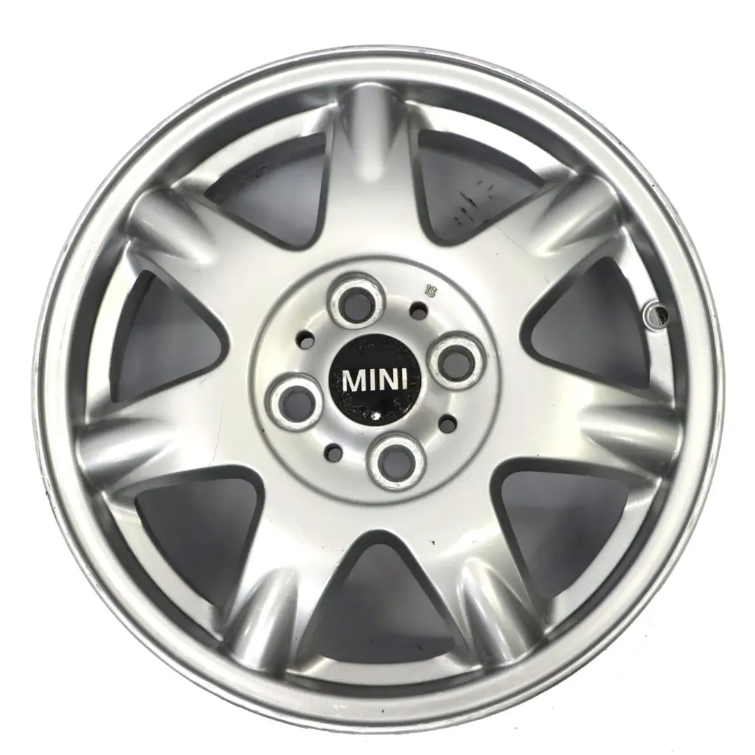 Mini Cooper R50 R55 R56 Silver Wheel Alloy Rim 15" 5,5J ET:45 Delta Spoke 96 - SKU 6768972-2 - Part number 6768972
