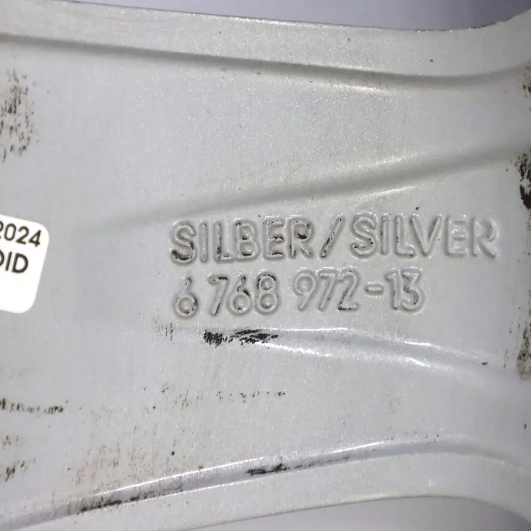 Alloy Rim 15" 5,5J ET:45 Delta Spoke 96 to Mini Cooper R50 R55 R56 Silver Wheel with Part number 6768972 Mini Cooper R50 R55 R56 Silver Wheel Alloy Rim 15" 5,5J ET:45 Delta Spoke 96 - SKU 6768972-2 - Part number 6768972