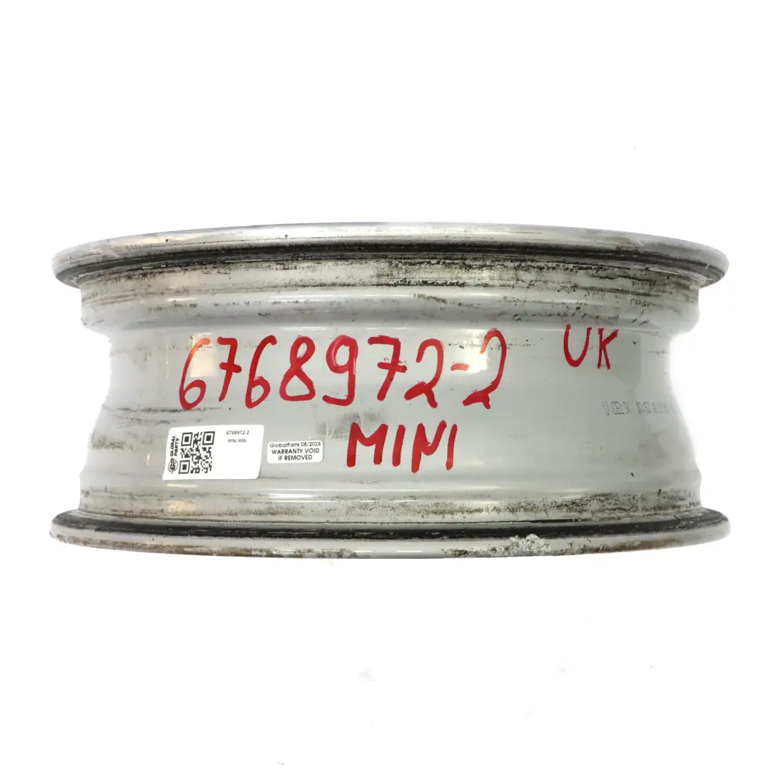 Mini Cooper R50 R55 R56 Silver Wheel Alloy Rim 15" 5,5J ET:45 Delta Spoke 96 - SKU 6768972-2 - Part number 6768972