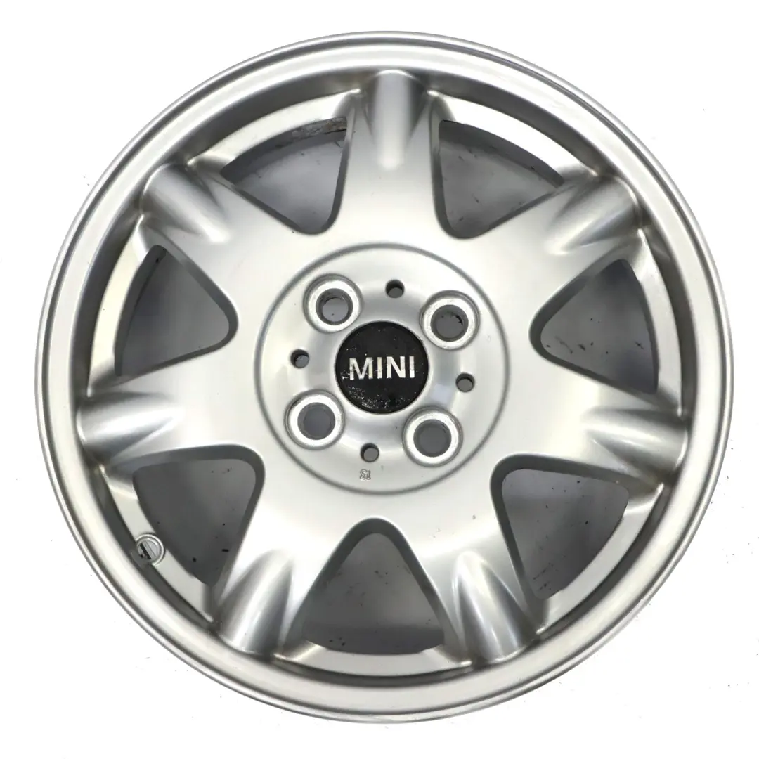 Mini Cooper R50 R55 R56 Silver Wheel Alloy Rim 15" 5,5J ET:45 Delta Spoke 96 - SKU 6768972-3 - Part number 6768972