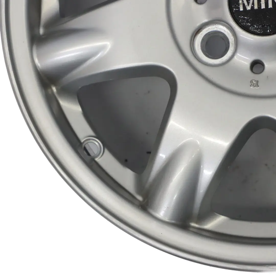 Mini Cooper R50 R55 R56 Silver Wheel Alloy Rim 15" 5,5J ET:45 Delta Spoke 96 - SKU 6768972-3 - Part number 6768972