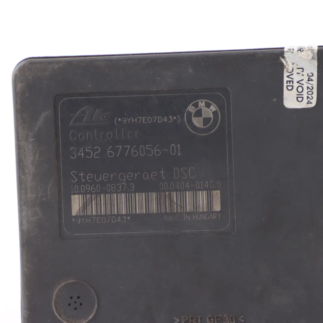 ABS DSC Module Pump ECU Hydro unit 6776055 BMW E87 E90 E91 - SKU 6776056-1 - Part number 6776056
