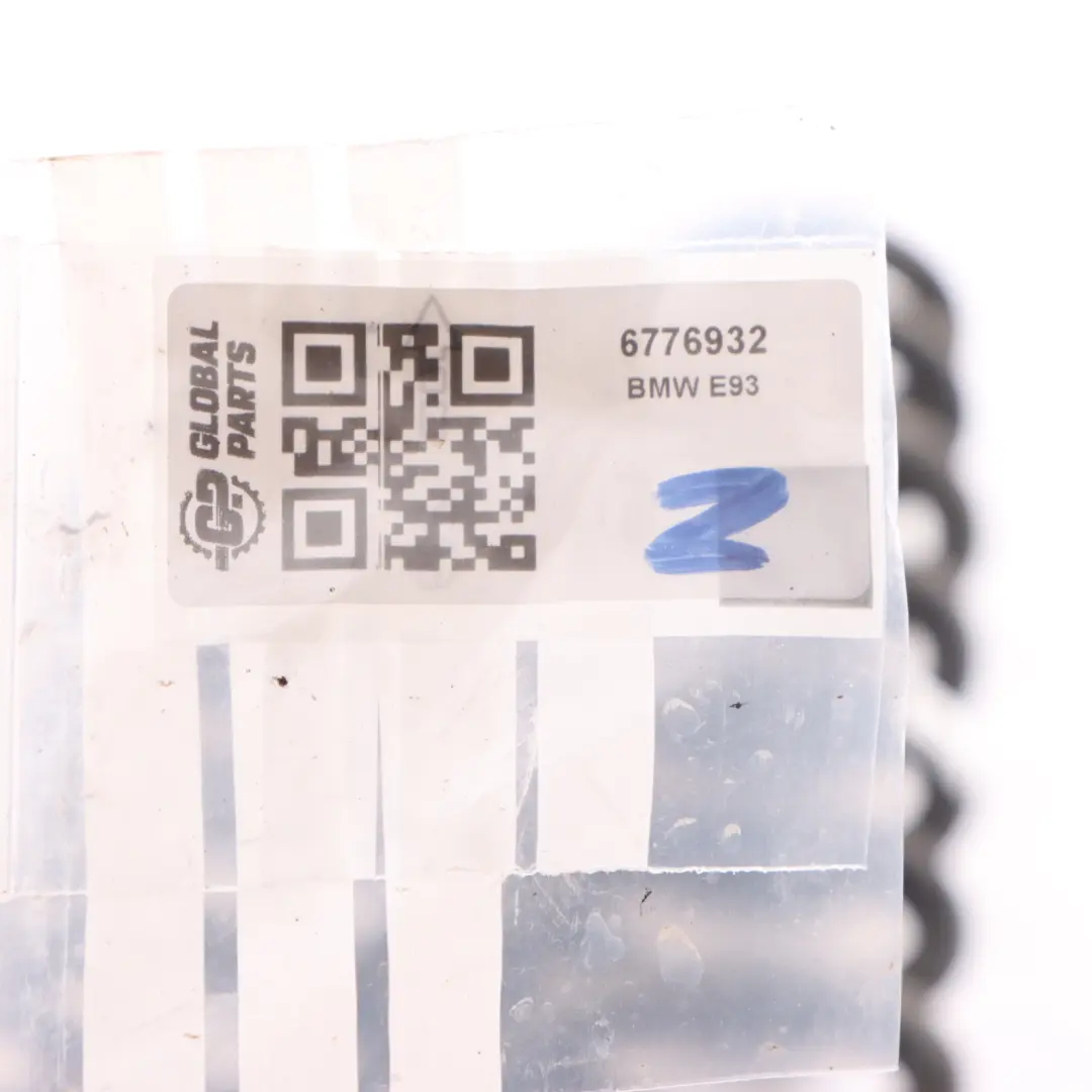 Komplet Sprężyn Zaweszenia Tył Lewa Prawa do BMW E93 Cabrio o numerze 6776932 BMW E93 Cabrio Komplet Sprężyn Zaweszenia Tył Lewa Prawa - SKU 6776932 - Numer Części 6776932
