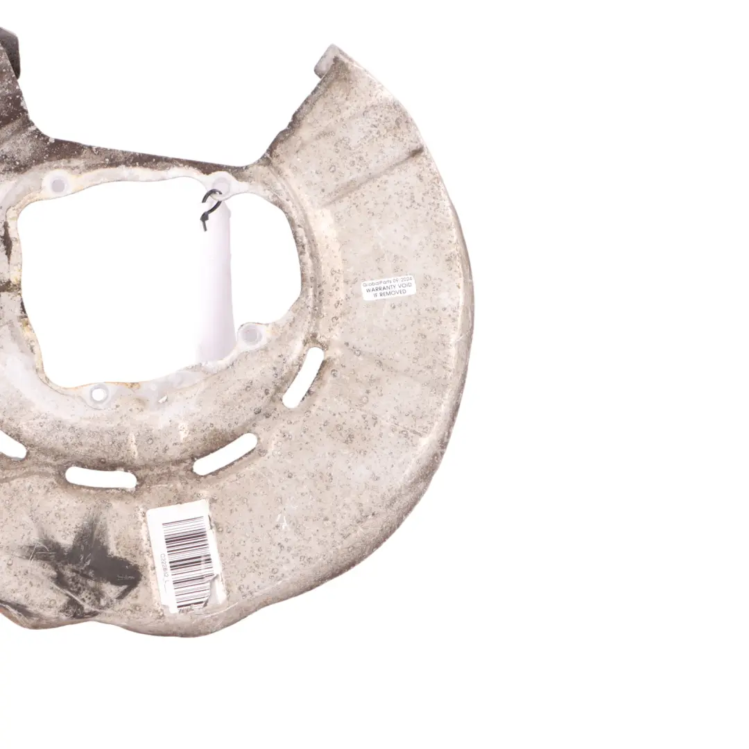 Brake Disc Plate Rear Left N/S Brake Protection Plate Cover to BMW F07 GT with Part number 6778251 BMW F07 GT Brake Disc Plate Rear Left N/S Brake Protection Plate Cover - SKU 6778251 - Part number 6778251