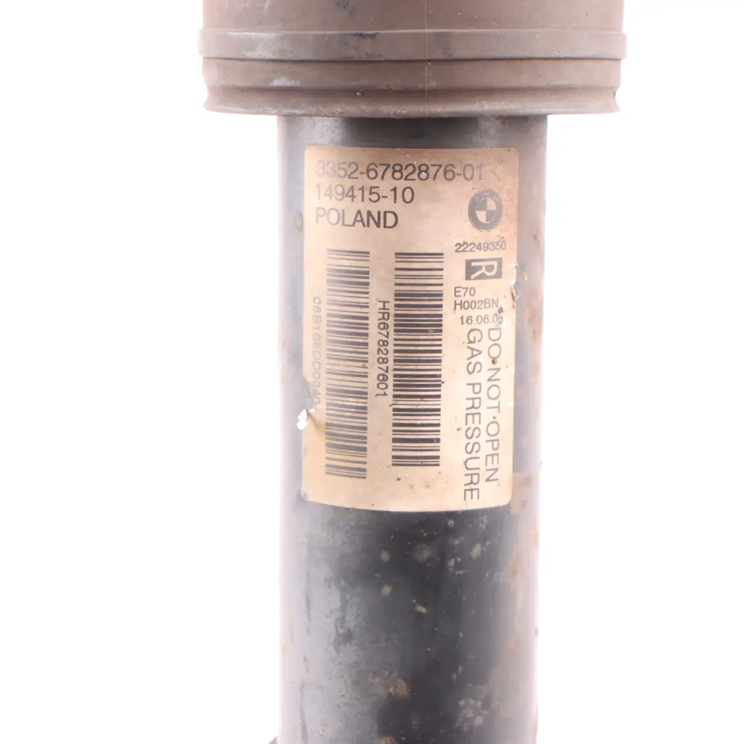 Suspension Shock Absorber Strut Rear Axle Right O/S to BMW X5 E70 with Part number 6782876 BMW X5 E70 Suspension Shock Absorber Strut Rear Axle Right O/S - SKU 6782876 - Part number 6782876