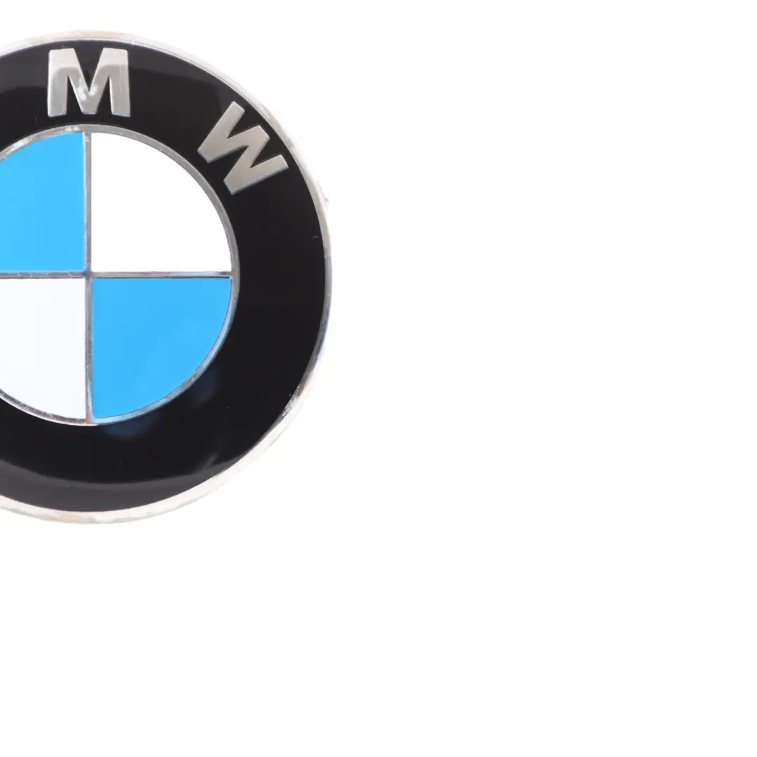 BMW 1 3 Series E87 E90 F20 F30 Wheel Hub Cap Cover Emblem Chrome Edge - SKU 6783536 - Part number 6783536