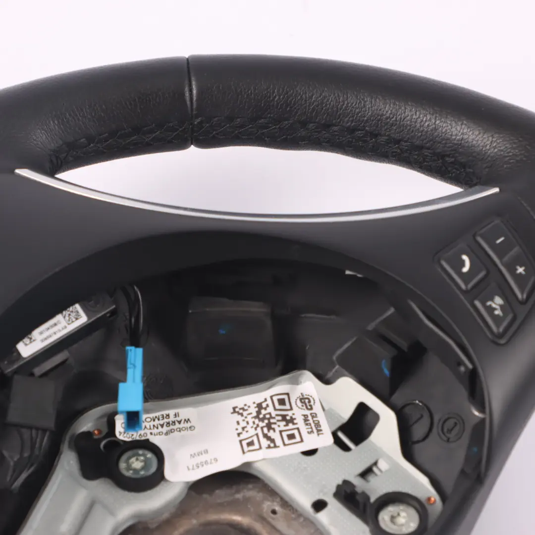 Calefactado Cuero Negro Sport Multifunción para Volante BMW E81 E87 E90 LCI E92 con número de pieza 6795571 Volante BMW E81 E87 E90 LCI E92 Calefactado Cuero Negro Sport Multifunción - SKU 6795571 - Número de pieza 6795571