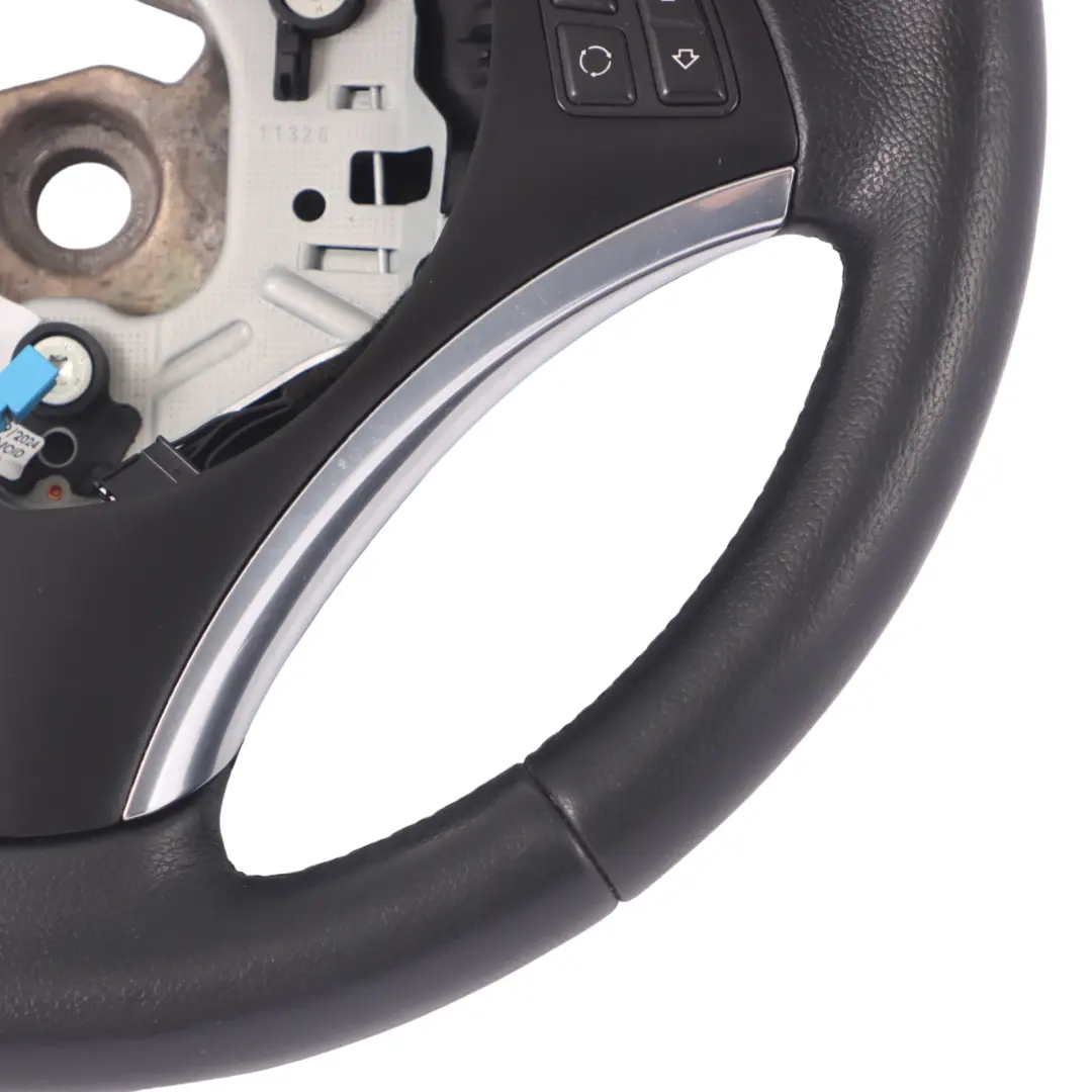 Volante BMW E81 E87 E90 LCI E92 Calefactado Cuero Negro Sport Multifunción - SKU 6795571 - Número de pieza 6795571